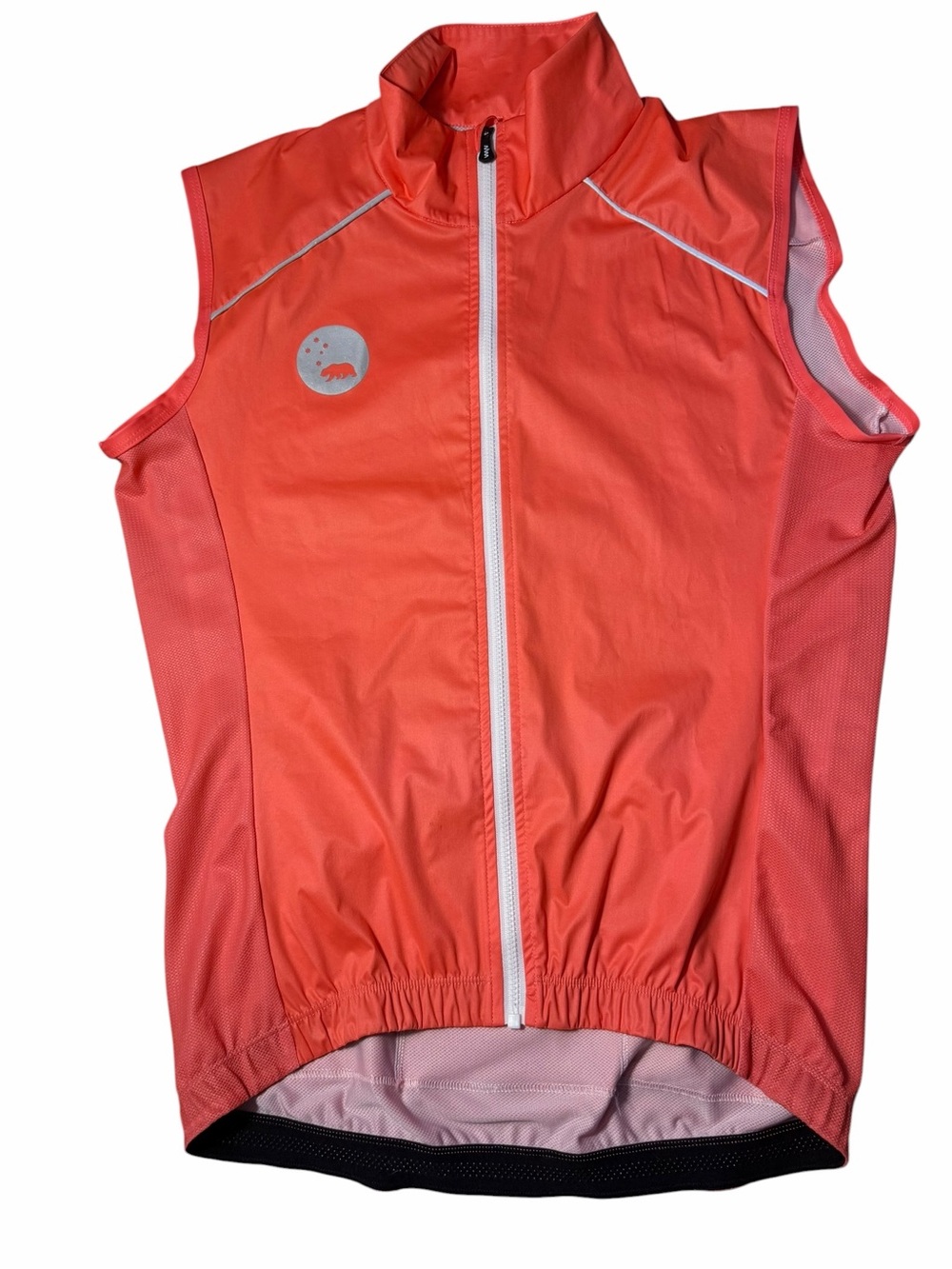 Wyn Republic UNISEX WINDSTOP GILET - SEE ME NOW size medium orange - Picture 12 of 16